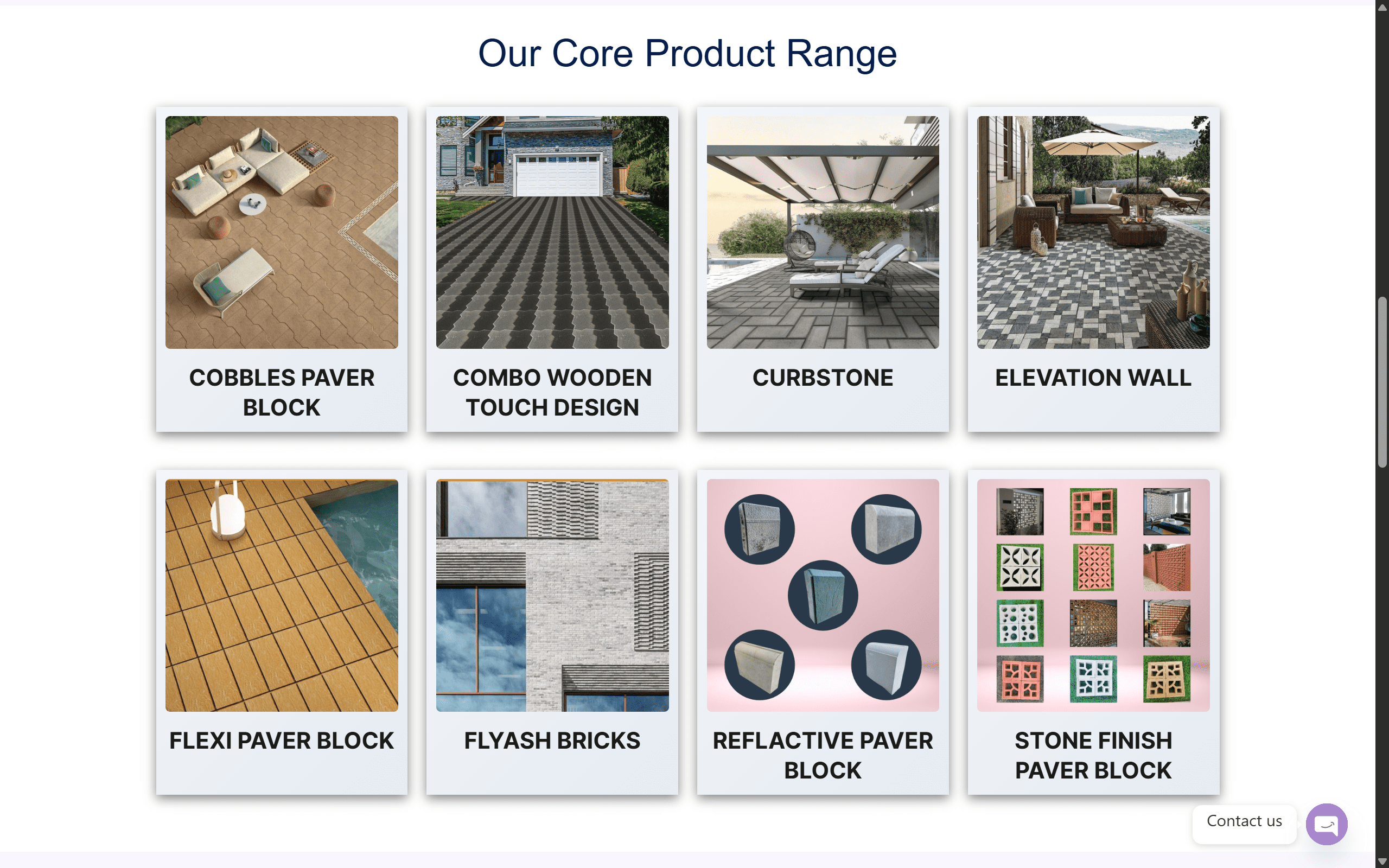 Paver Block Website Portfolio - Darshan Limbani