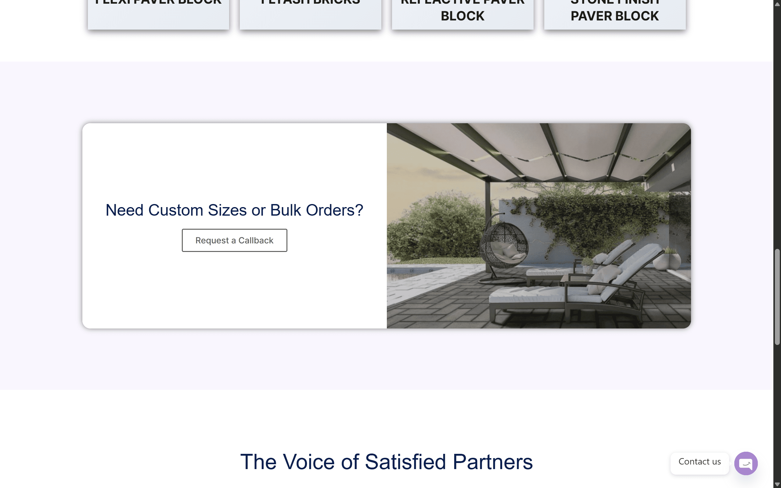 Paver Block Website Portfolio - Darshan Limbani