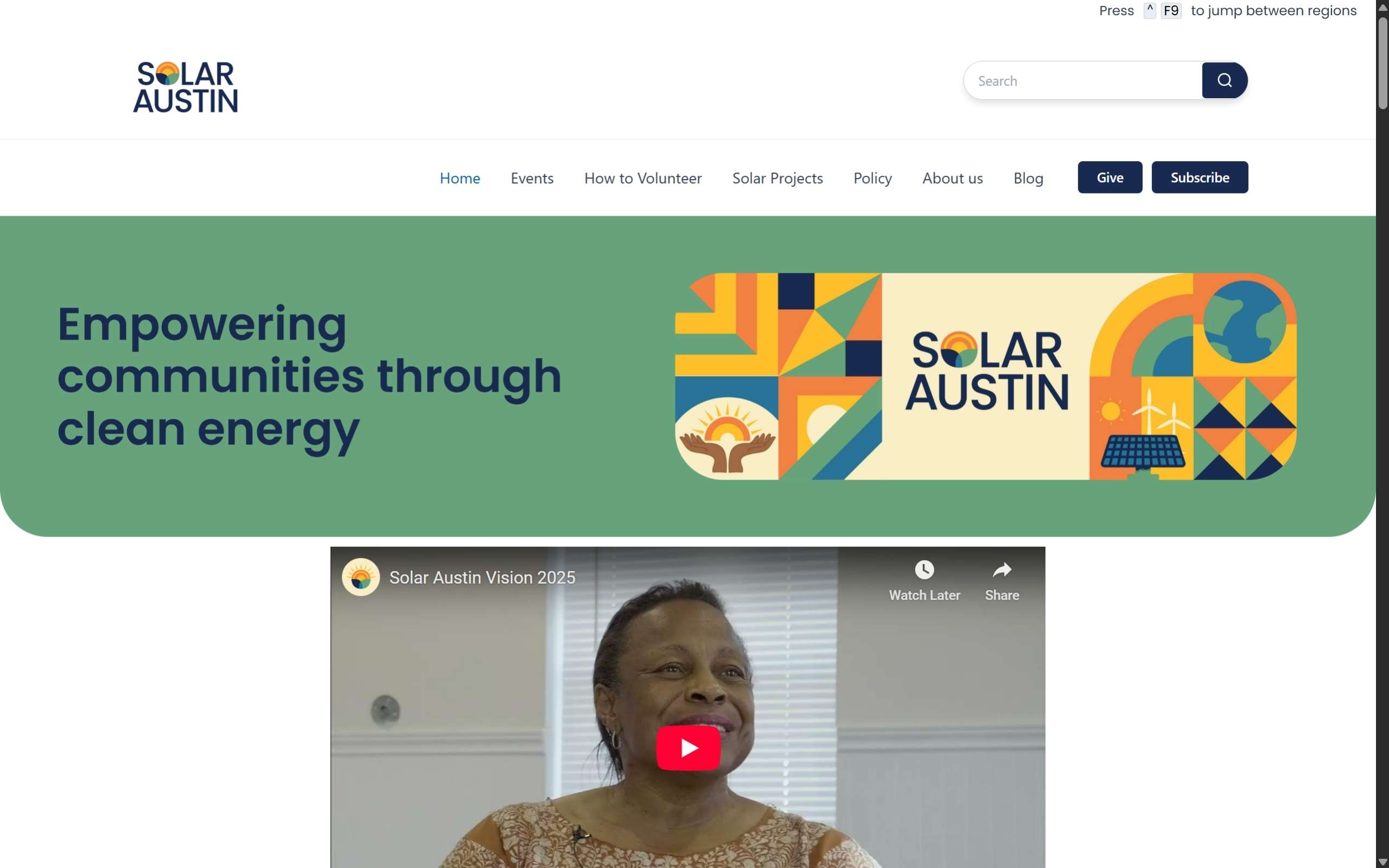 Solar Austin Website Screenshots -Darshan Limbani
