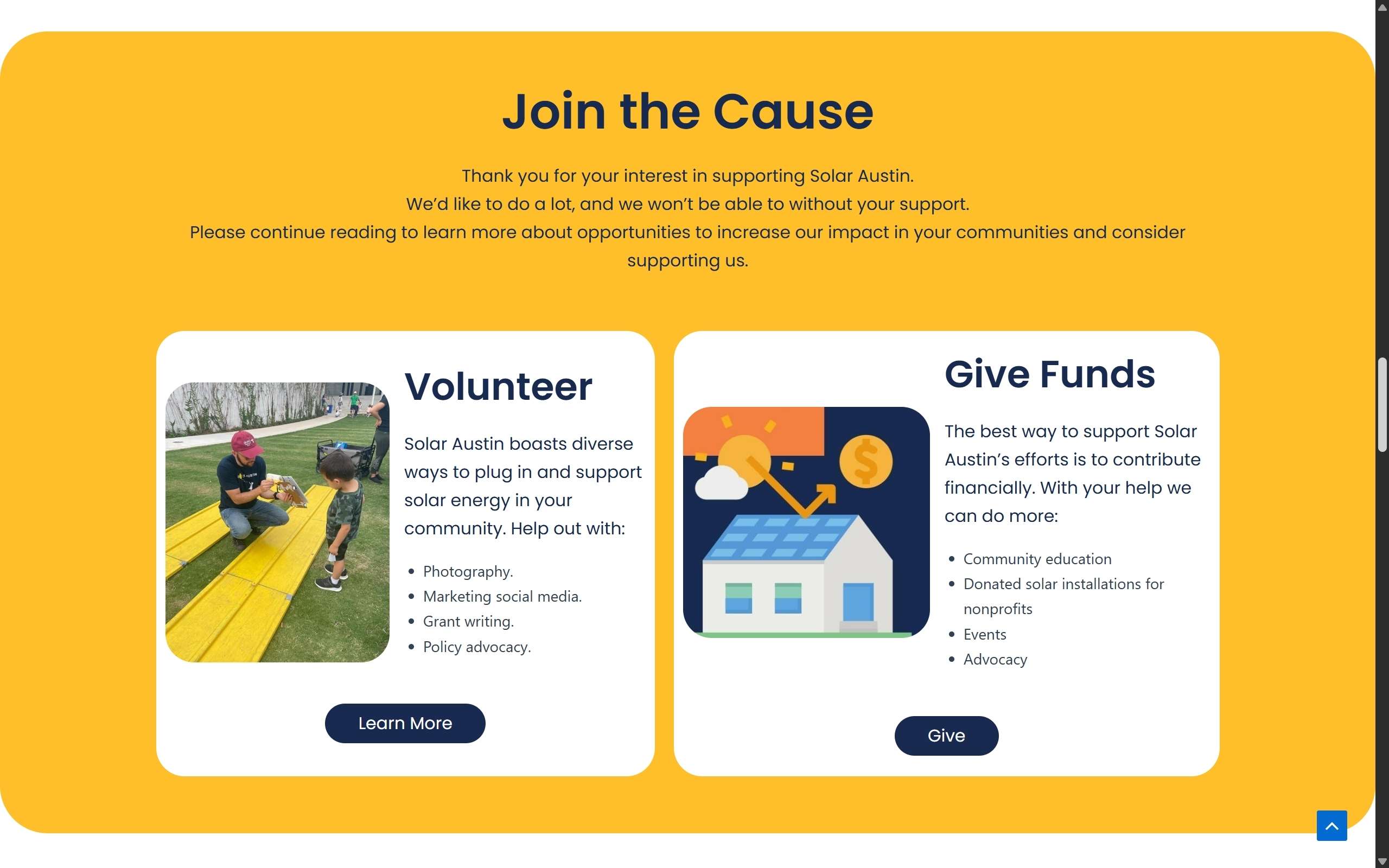 Solar Austin Website Screenshots -Darshan Limbani