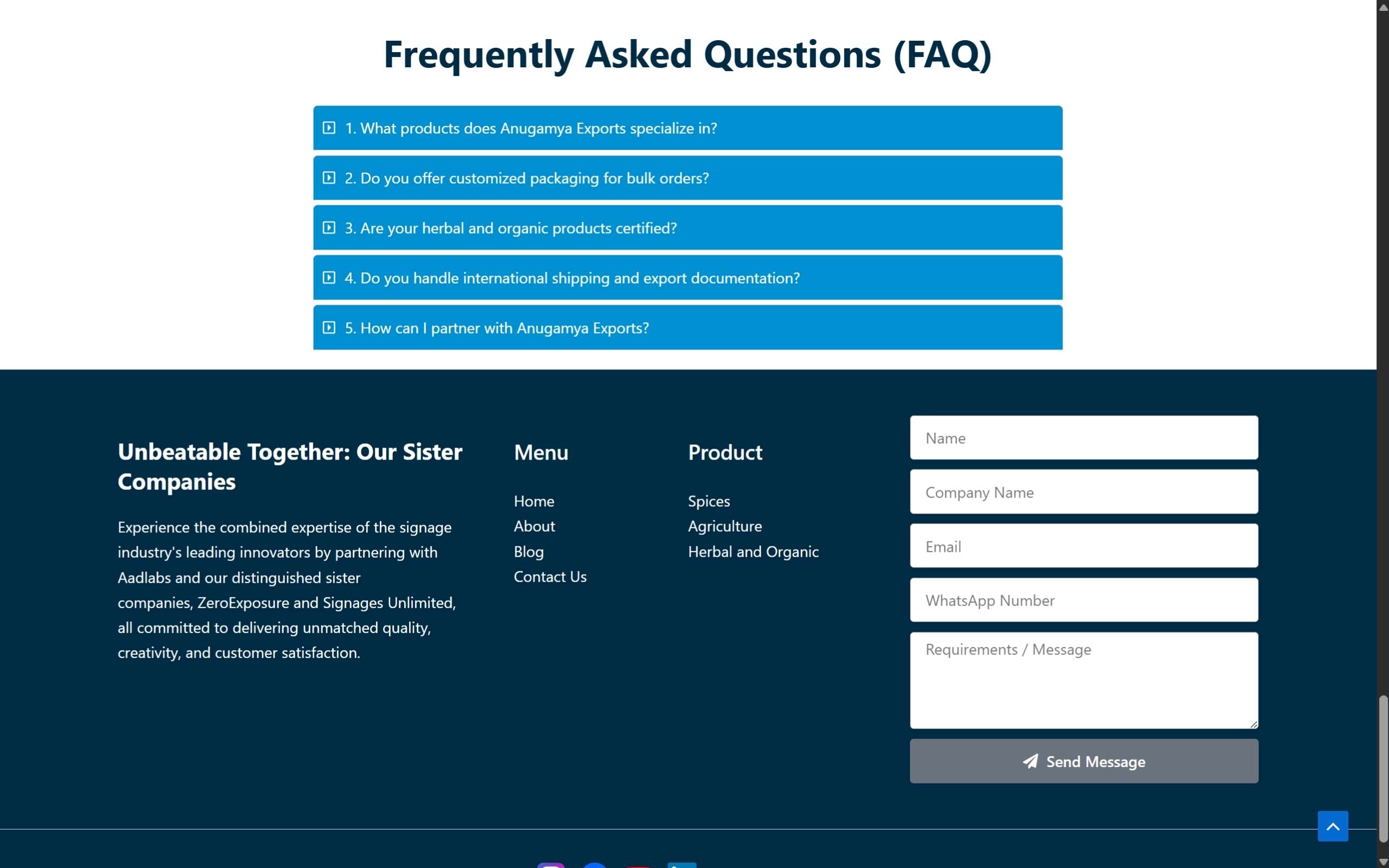 Anugamya Website Screenshots - Darshan Limbani