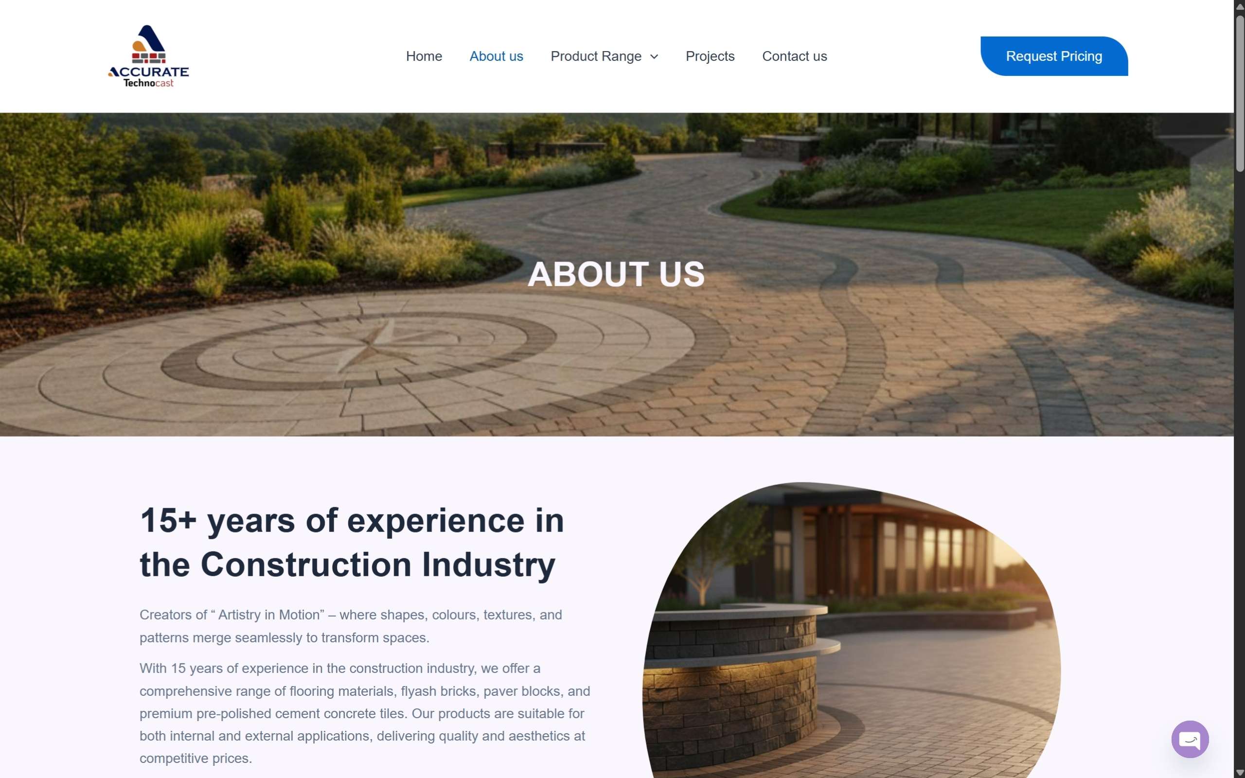 Accurate Technocast Website Screenshots - Darshan Limbani