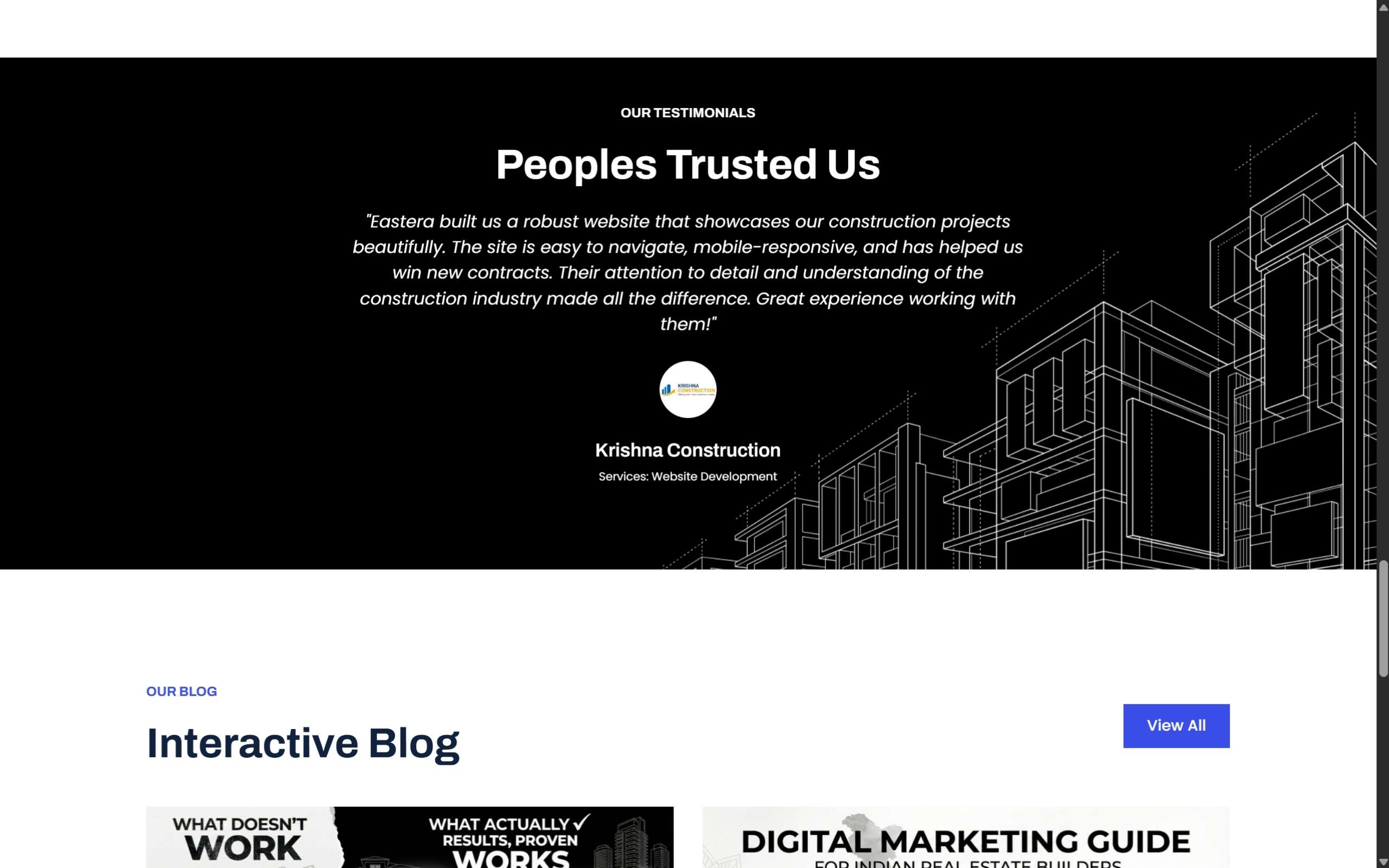 Eastera Website Screenshots -Darshan Limbani