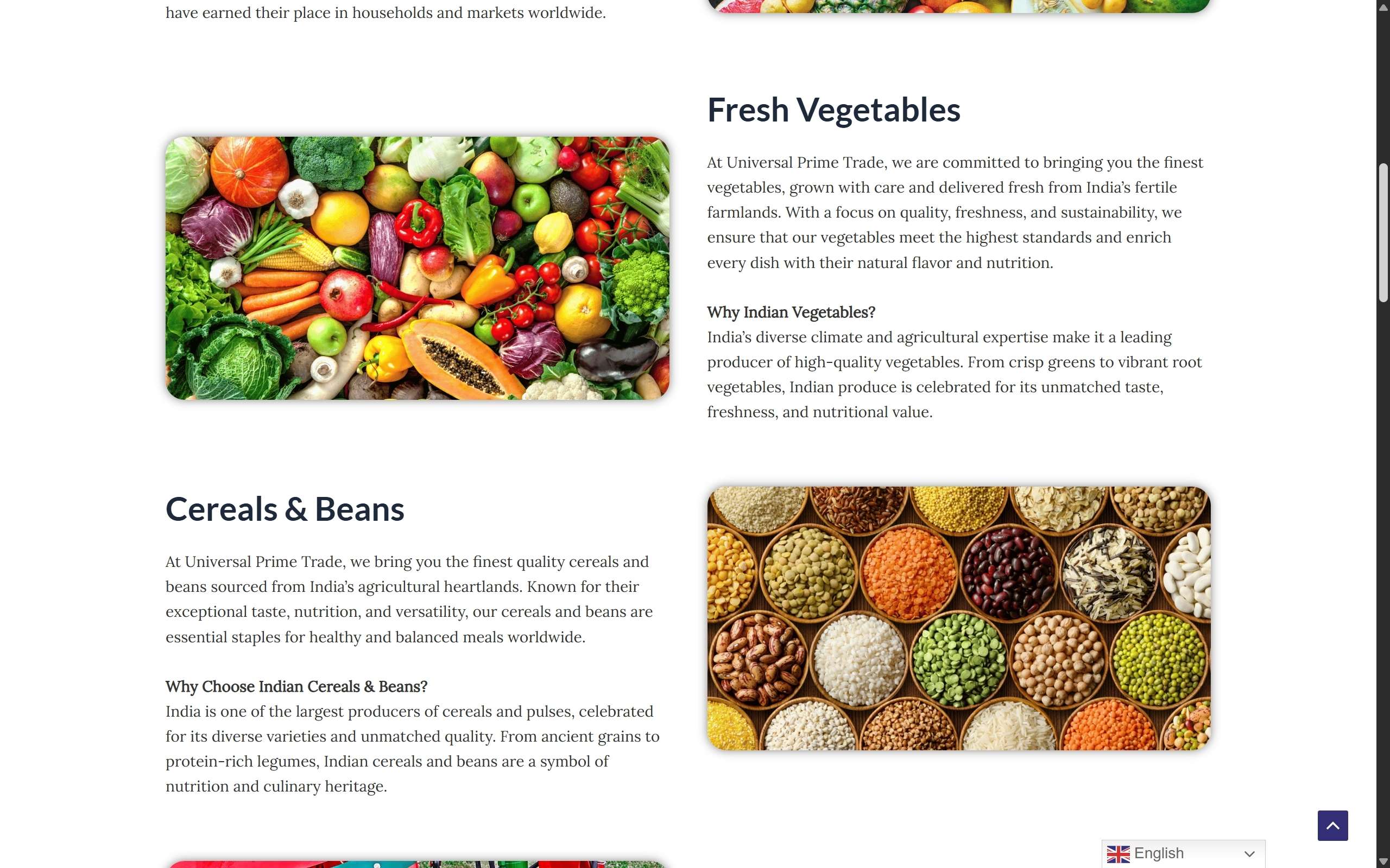 Universal Prime Trade Website Screenshots - Darshan Limbani